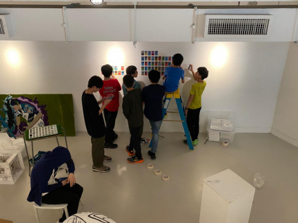 中二及中三級學生佈置展品 圖三