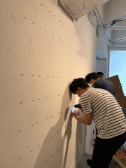 高中學生海外交流團完結後幫忙拆展